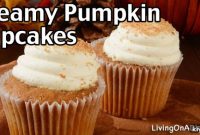 Creamy Pumpkin Cupcakes & Philadelphia Apple Crumble Recipe
