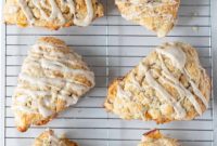 Vanilla Cardamom Plum Scones Recipe for Tender, Flaky Scones