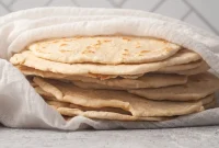 Fluffy Homemade Flour Tortillas with 5 Simple Ingredients