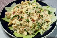 Keto Chicken Salad with Crispy Bacon and Creamy Avocado
