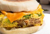 Freezer-Friendly Sausage McMuffin with Spinach Recipe