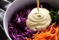 Creamy Vegan Coleslaw with Homemade Cashew Mayo