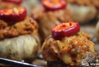 Smoked Pulled Pork-Stuffed Mushrooms Recipe