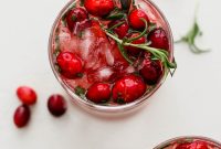 Cranberry Pomegranate Kombucha Mocktail Recipe