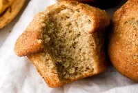 Moist Banana Bread Muffins with Chocolate Chips