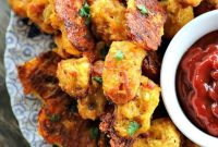 Bacon Cheddar Cauliflower Tots — Low-Carb Tater Tot Recipe