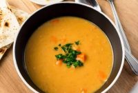 Traditional Lebanese Red Lentil Soup Recipe
