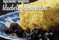 Crock Pot Blueberry Lemon Upside-Down Cake Recipe
