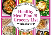 Weekly Meal Plan for August 11–17, 2025: Balanced Recipes & Prep Tips