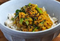 North Indian Pumpkin and Green Bean Curry (Vegan)