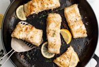 Pan-Seared Chilean Sea Bass with Garlic Herb Rice Recipe
