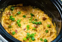 Creamy Slow Cooker Chicken Nacho Dip Recipe