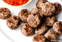 Oven-Baked Meatballs with Crispy Golden Crust