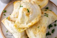 Crispy Air Fryer Pierogies with Garlic Butter Dipping Sauce