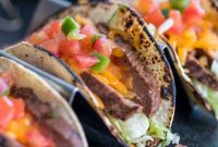 Cilantro-Lime Flank Steak Tacos with Charred Onions