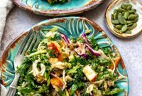 Autumn Harvest Salad with Roasted Squash, Apples & Maple Vinaigrette