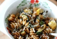 Roasted Veggie Whole-Wheat Pasta Salad with Balsamic Vinaigrette