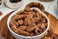 Cinnamon Sugar Candied Pecans Recipe for Snacking & Gifts