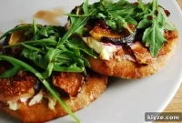 Mini Bacon, Fig & Goat Cheese Pizzas — Sweet-Savory Appetizer Recipe