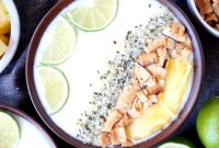 Piña Colada Smoothie Bowl Recipe — Tropical Coconut Pineapple Bowl