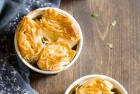 Crispy Fillo Vegetable Pot Pie with Savory Herb Filling