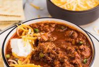 Slow Cooker No-Bean Chili Recipe for Tender, Flavorful Meat