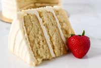 Moist Vanilla Cake Recipe Using the Reverse Creaming Method