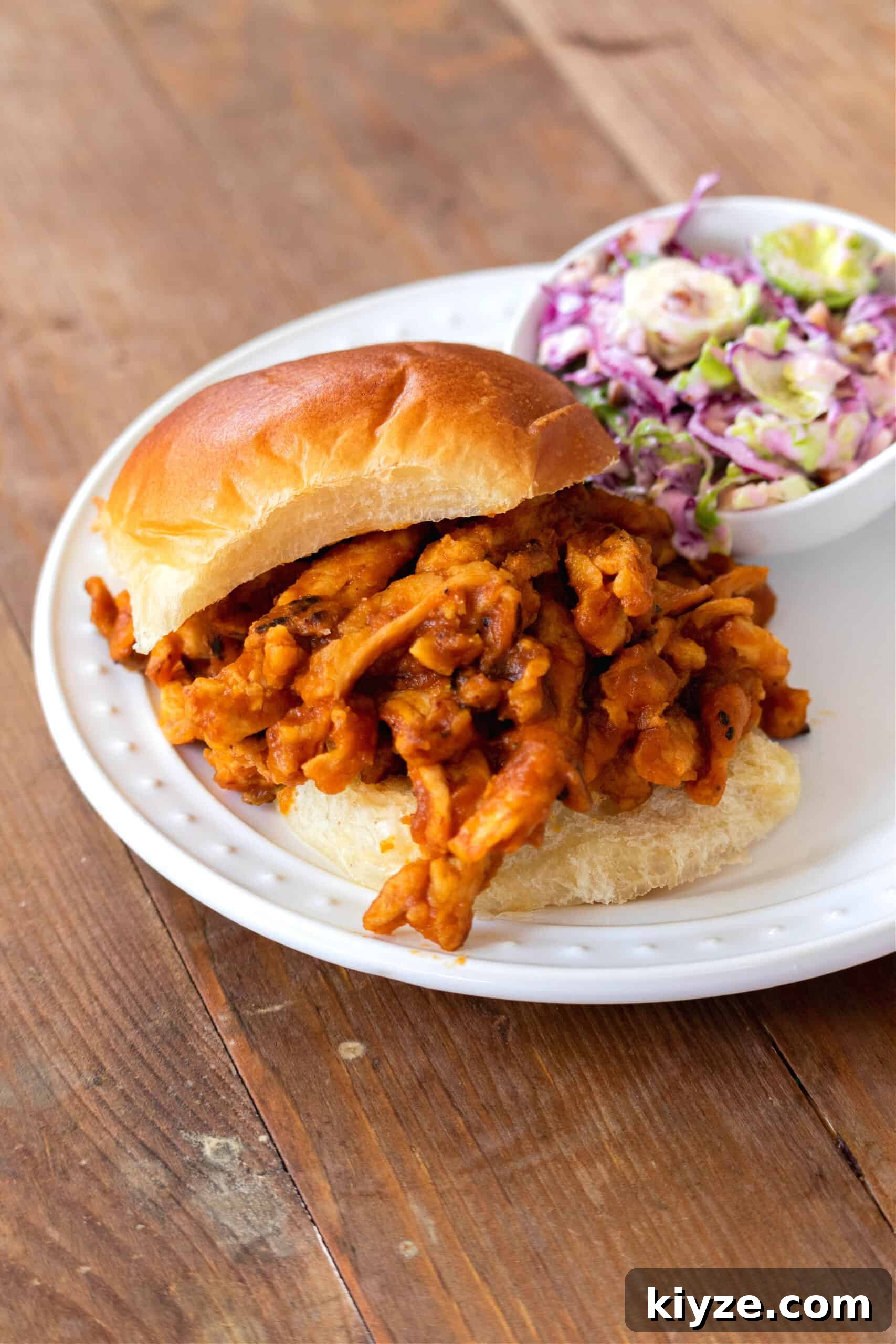 Autumn Vegan BBQ Sandwiches for Cozy Fall Gatherings 4 Shredded fall slaw