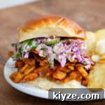 Vegan fall BBQ sandwiches thumbnail
