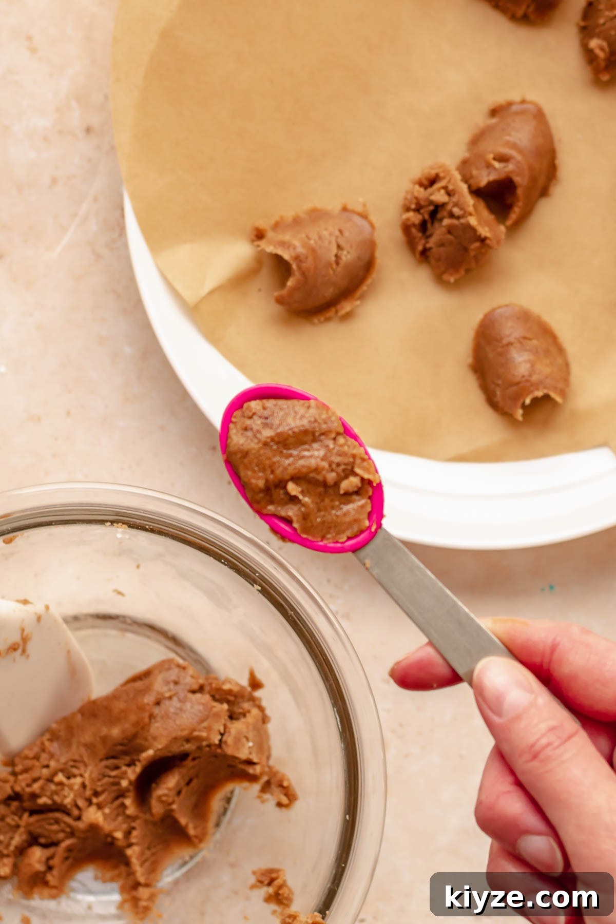 Cinnamon Swirl Coffee Cake Cookies: Soft Baked Recipe 5 Cinnamon sugar filling in a tablespoon measure.
