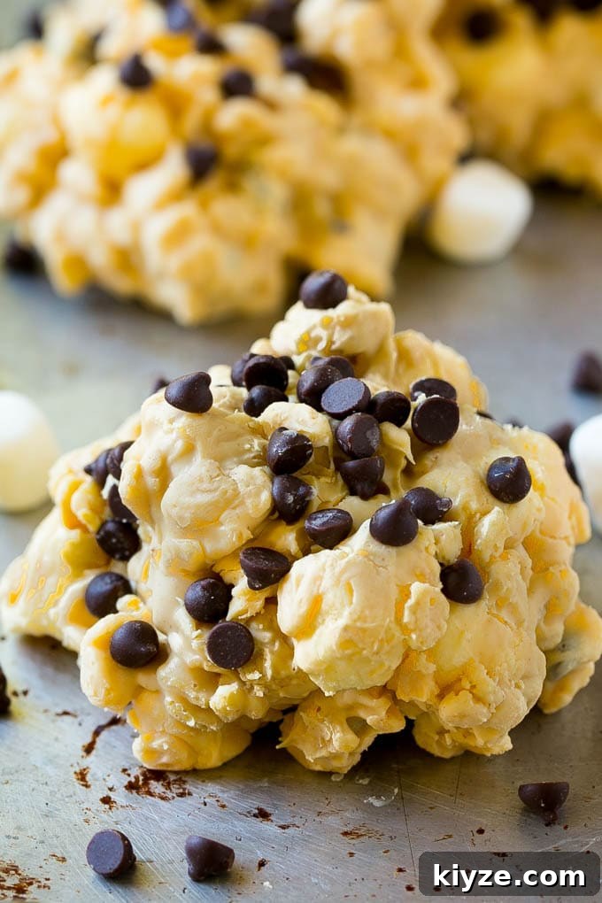 Avalanche Cookies An avalanche cookie on a sheet pan.