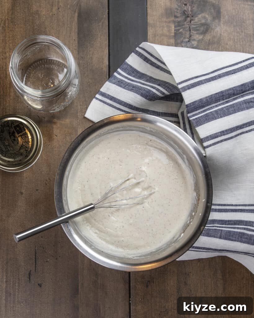 Alabama White Sauce Recipe: Classic Tangy BBQ Dressing 5 Alabama white sauce in a bowl