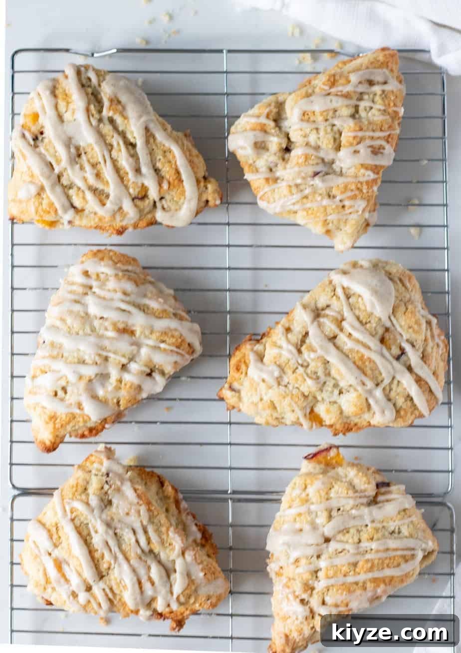 Scones on cooling rack