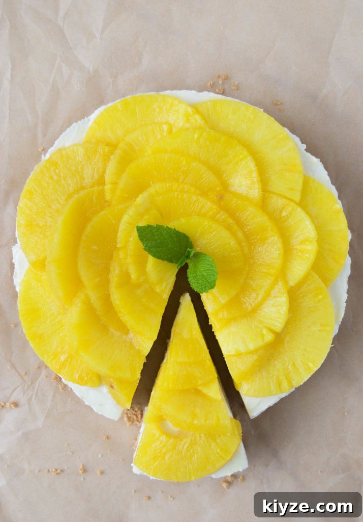 No-Bake Pineapple Cheesecake Recipe with Creamy Tropical Filling 3 img 1195 2