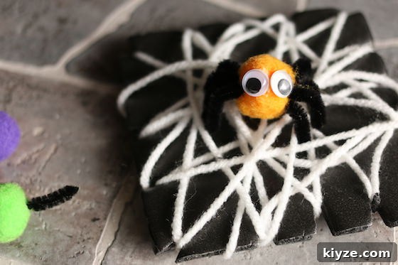 Spider and Web Craft Activities to Boost Preschool Fine Motor Skills 10 spider web weaving fine motor activity