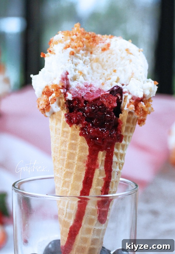 Strawberry Cheesecake Crunch Ice Cream Cones 5 Strawberry Cheesecake Crunch Cones