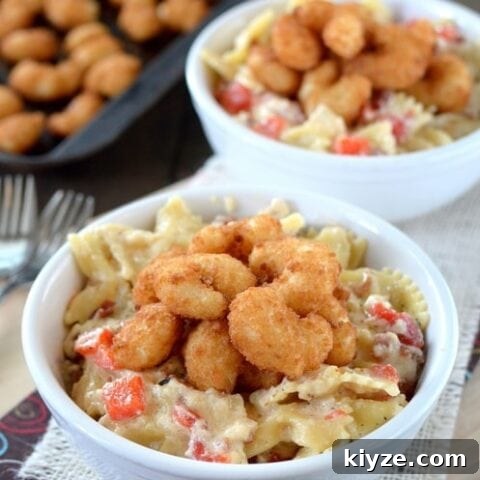 Bacon Shrimp Alfredo Pasta