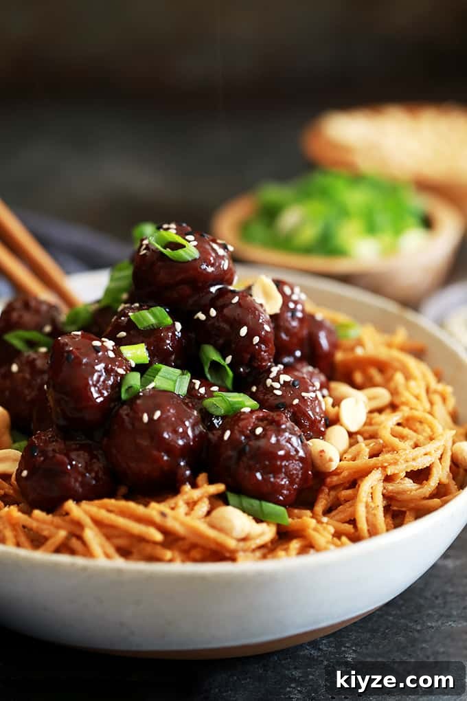 Family Meal Plan Week 102: 7 Dinners for Busy Families 3 Peanut Butter Pasta and Jelly Meatballs | Melanie Makes