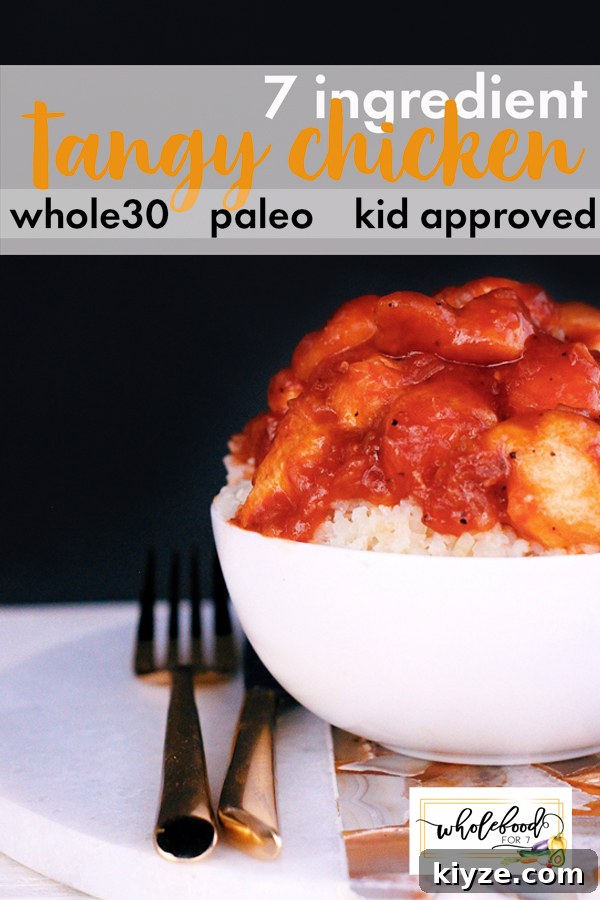 Tangy Whole30 Chicken with Zesty Lemon-Garlic Marinade 2 Whole30 Tangy Chicken - Paleo, gluten-free, dairy-free, 7-ingredient and a kid favorite!