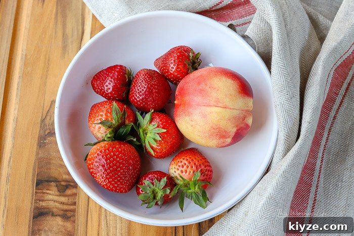 Strawberry and White Peach Waffles Recipe — Fluffy Summer Waffles 7 The Best Summer Fruit