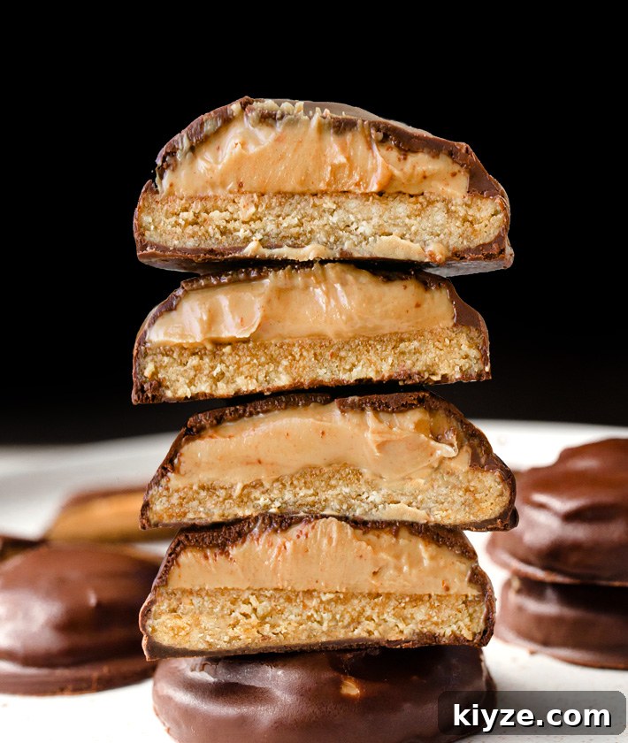 Homemade Tagalong Girl Scout Cookies
