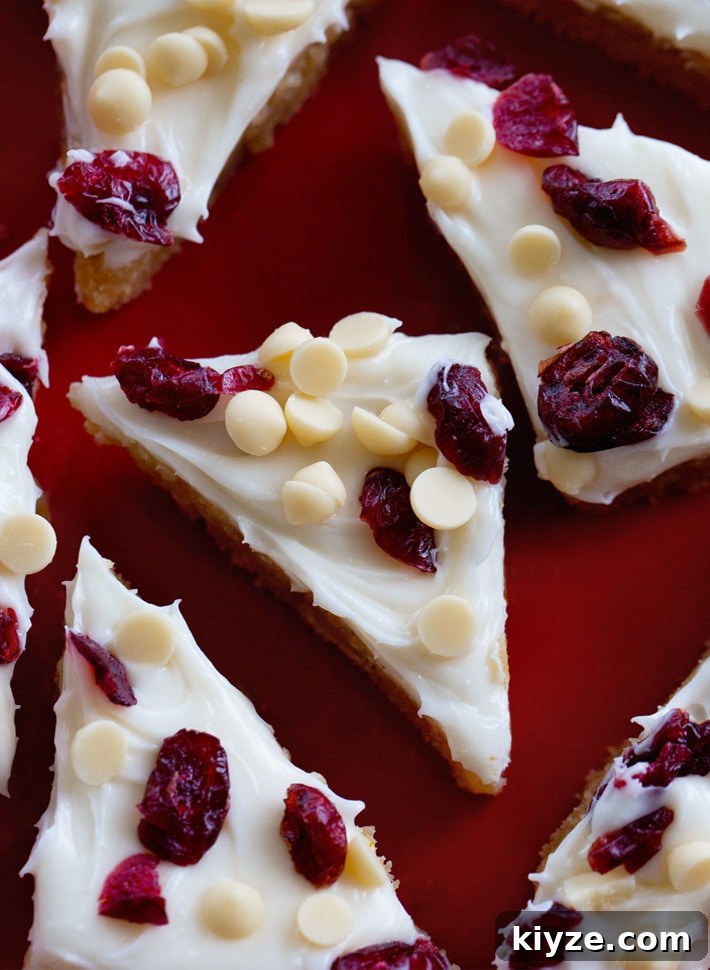 Vegan Cranberry Bliss Bars
