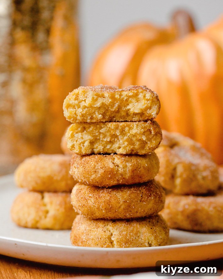 Pumpkin Snickerdoodle Cookies