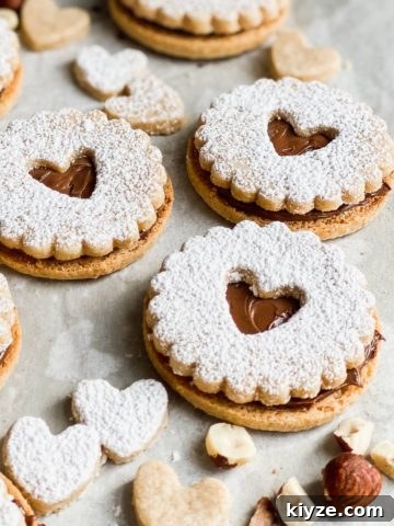 fresh baked gluten free linzer cookies