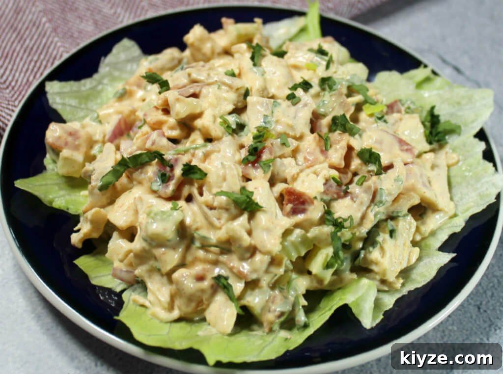 Chicken Salad with Bacon-Keto1