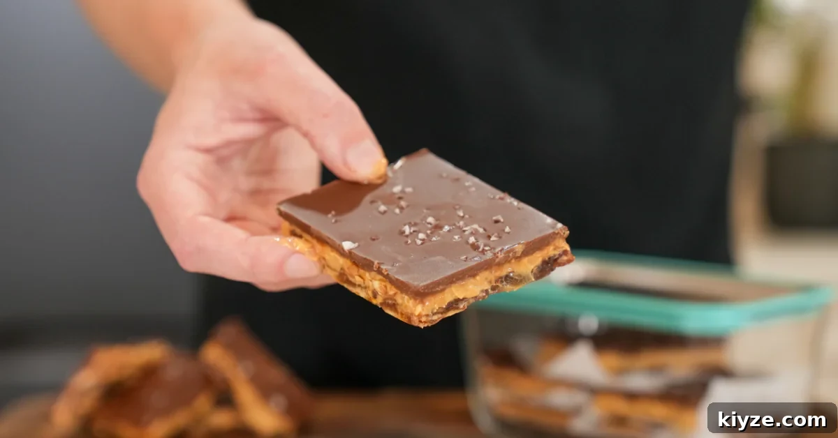 Peanut Butter Snickers Slice Recipe: No-Bake Candy Bar Treat 2 Snickers Slice #1