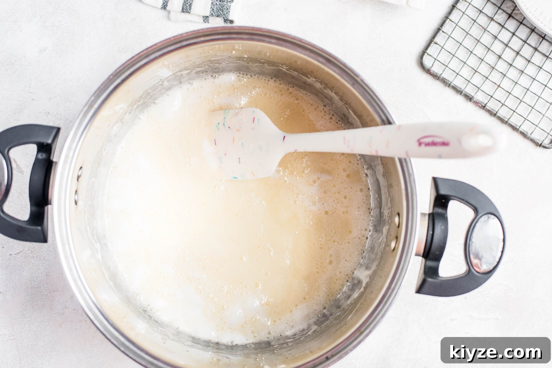 Lucky Charms Treats Recipe: Crispy Marshmallow Snack Bars 3 marshmallow and butter melted in pot