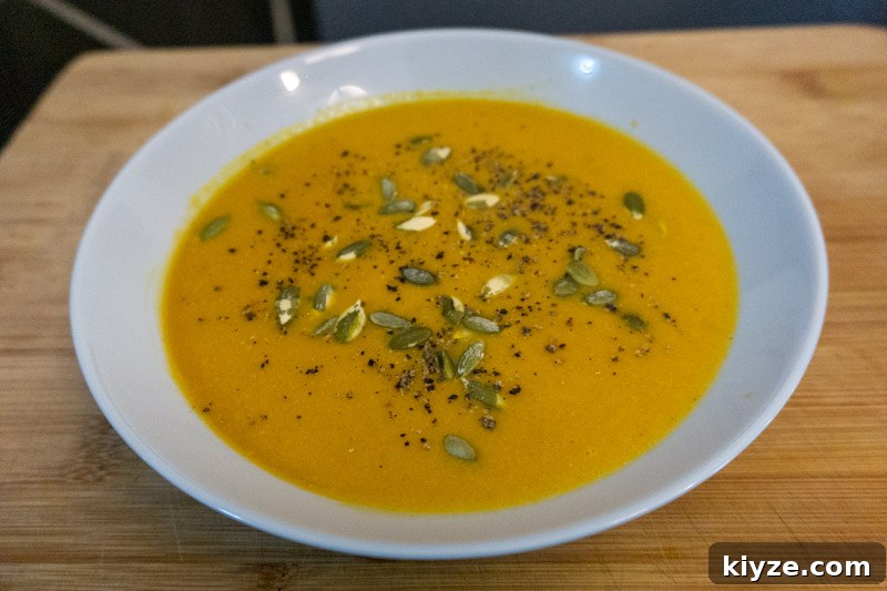 Creamy Pumpkin Soup from Scratch — No Stock or Blender Needed 2 Delicious Pumpkin Soup