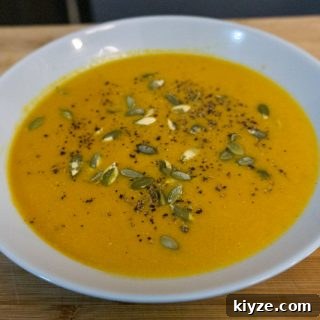 Creamy Pumpkin Soup from Scratch — No Stock or Blender Needed 9 Delicious Pumpkin Soup with no stock or cream!