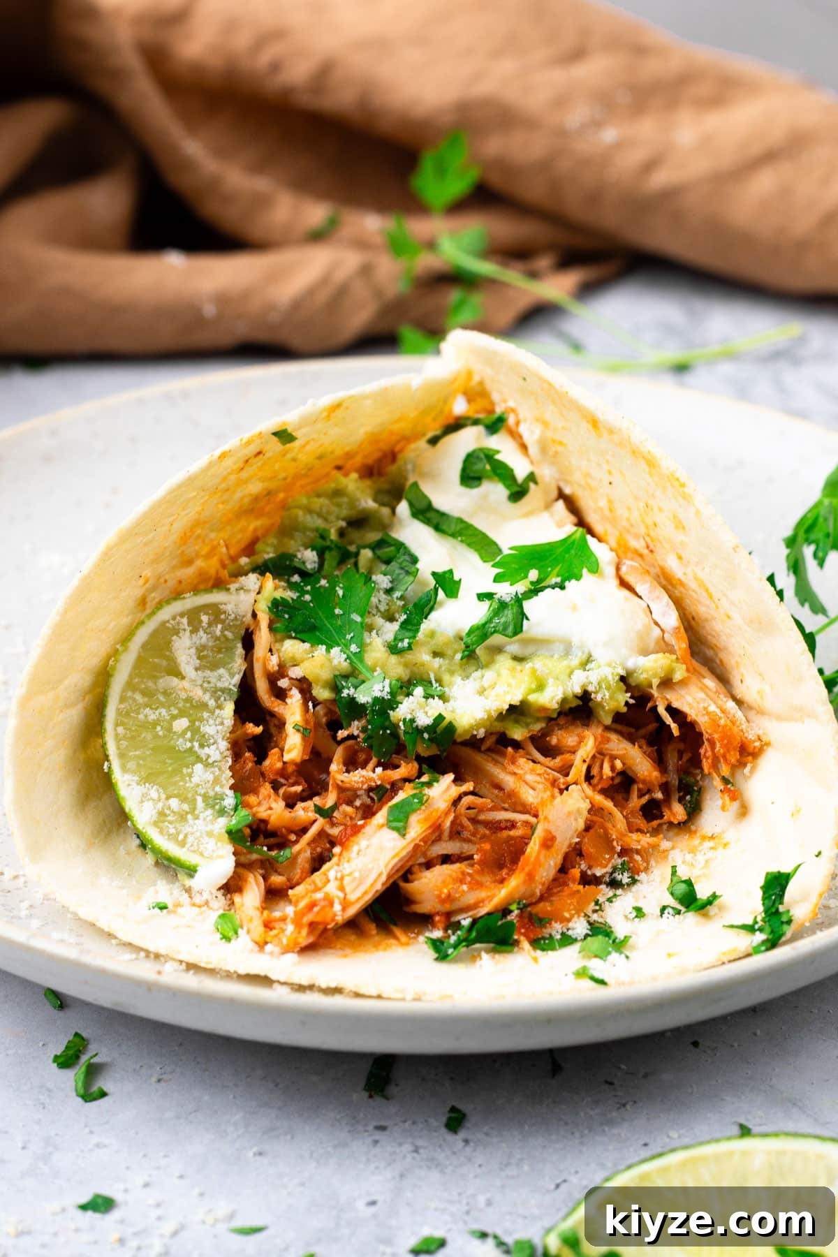 crockpot chicken tacos